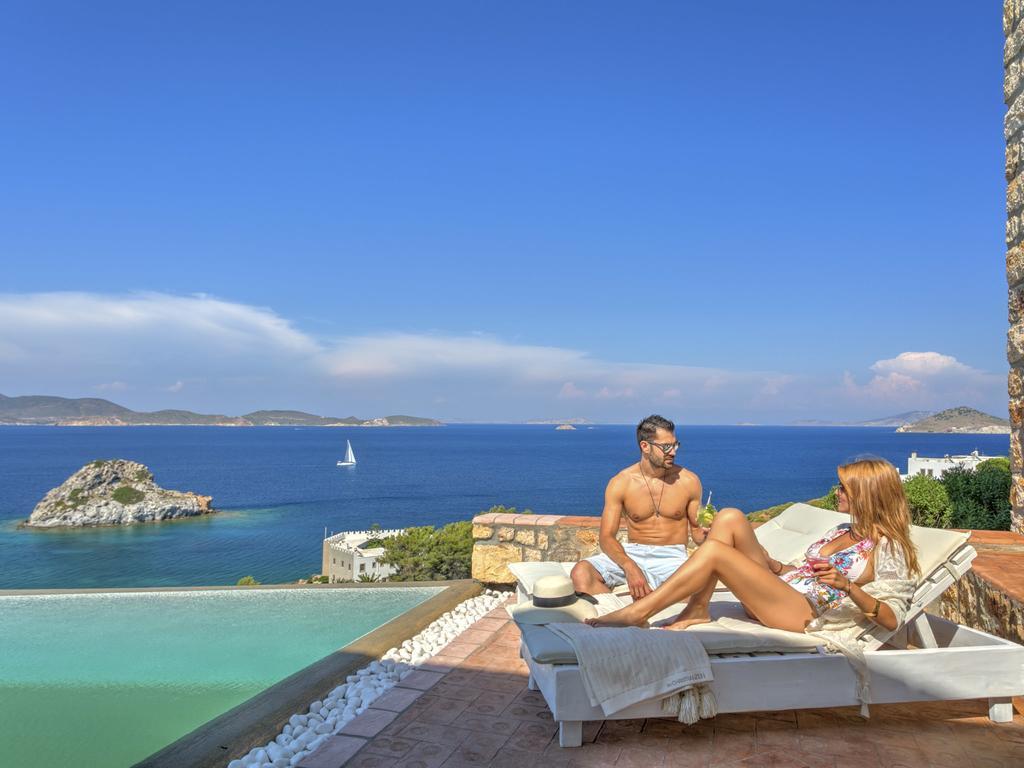 Eirini Luxury Hotel Villas Grikos Bay  ภายนอก รูปภาพ